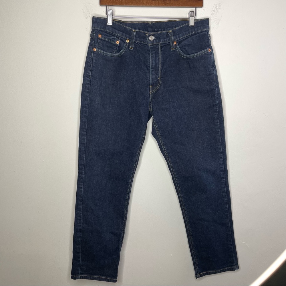 Levi Strauss 541 Athletic Taper Flex Denim Blue Jeans Mens 33x30